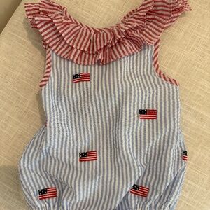 The Smocked Flamingo - Flag Bubble